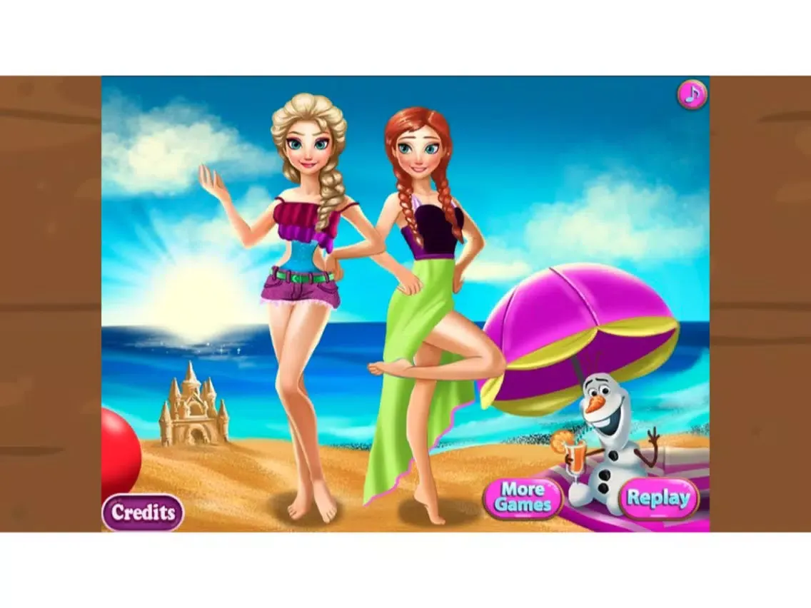 Start for the Beach-the beach dress up iPad  سکرین شاٹس