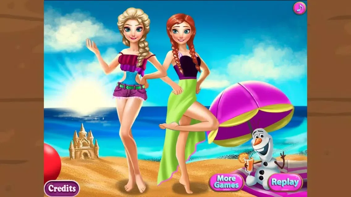 Start for the Beach-the beach dress up سکرین شاٹس