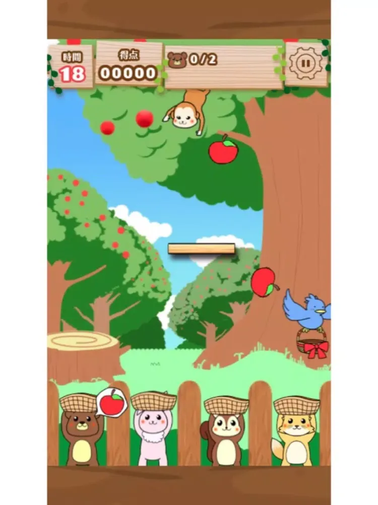 Tangkapan skrin Animals every day picking fruit-fruit iPad 
