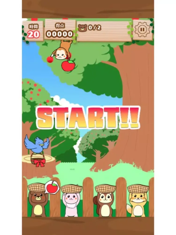 Tangkapan skrin Animals every day picking fruit-fruit iPad 