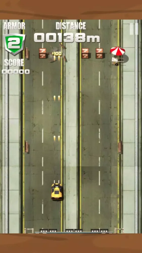 Crazy road-way racing スクリーンショット