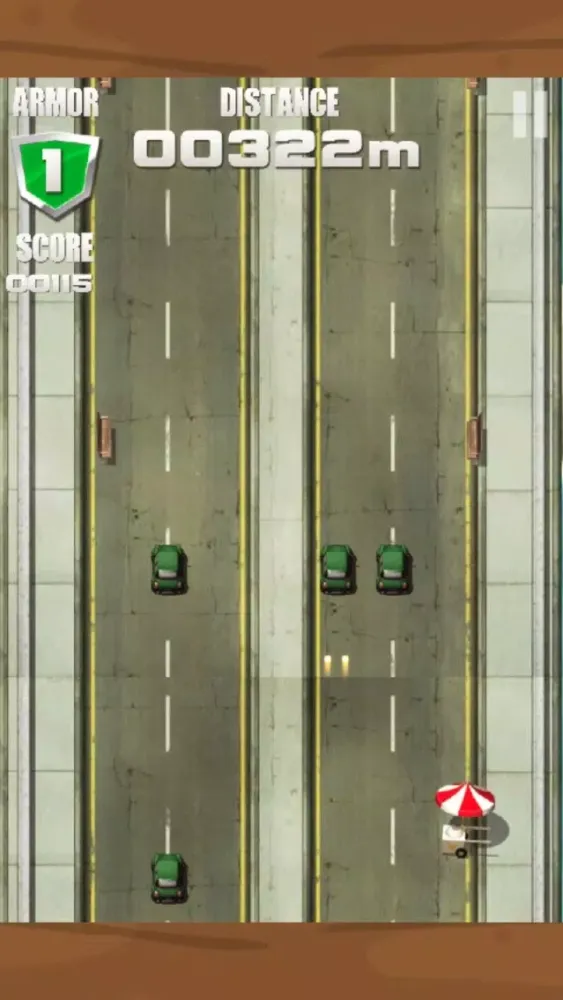 Crazy road-way racing スクリーンショット