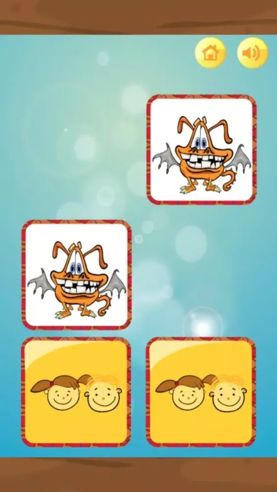 Скриншоты Monster memory card-memory card game