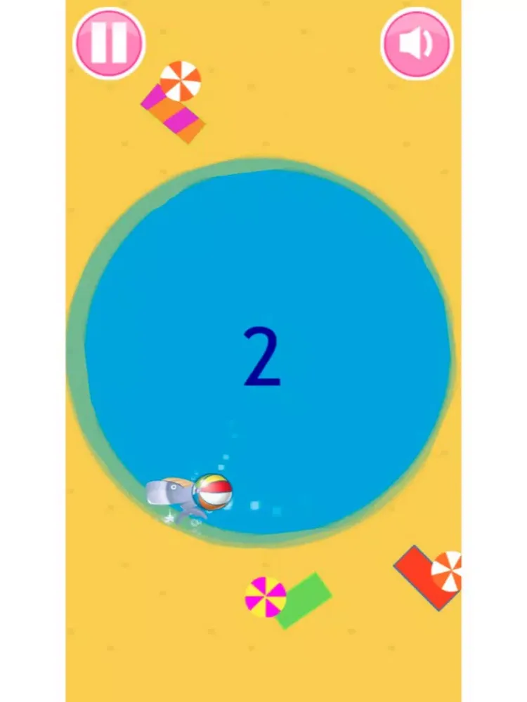 Dolphin ball-Dolphin jumping games iPad  스크린샷