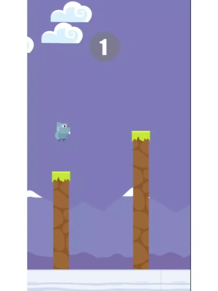 Tangkapan layar Hippo hopping-mad Hippo legend iPad 