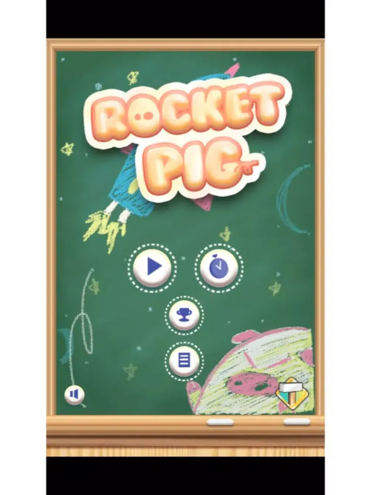 Tangkapan layar Leap-rocket pig flying pig iPad 