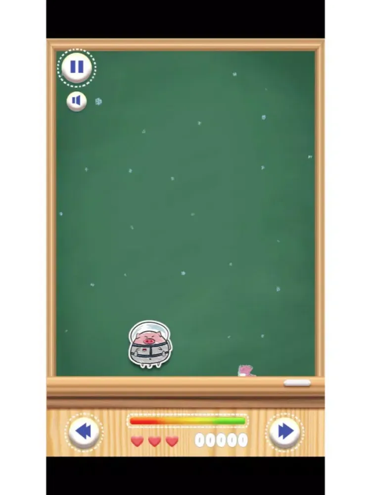 Tangkapan layar Leap-rocket pig flying pig iPad 