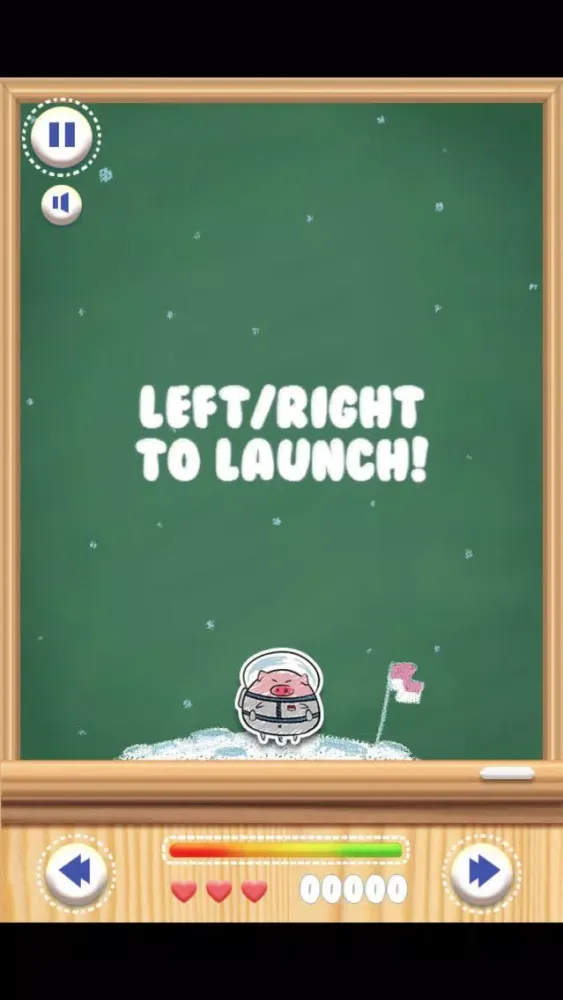 Tangkapan layar Leap-rocket pig flying pig