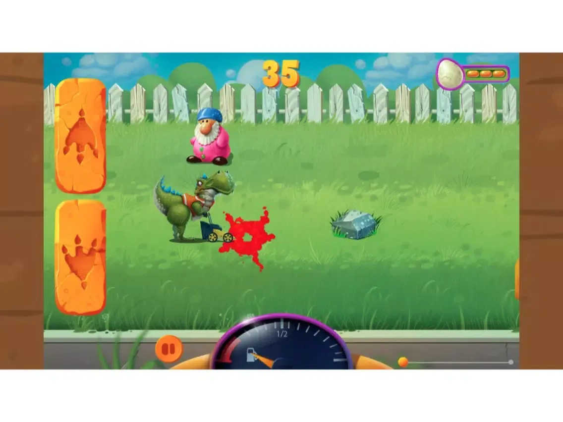 Tangkapan layar Dinosaur cart-enter the ancient village iPad 