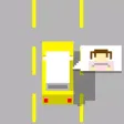 Women drivers of the road-crossing hero