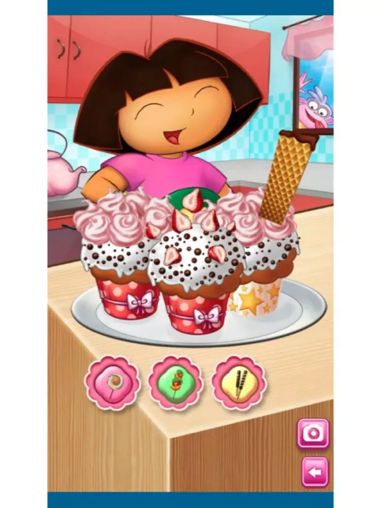 Скриншоты Beautiful cupcakes-cake cooking game for girls iPad 