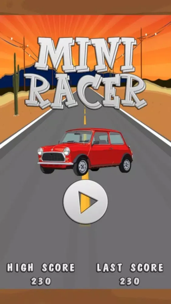Zrzuty ekranu Mini car racing-car racing game