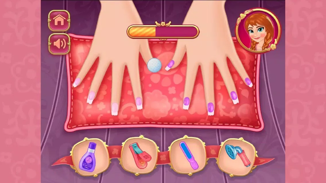 Capturas de pantalla de Girl nail art-nail art DIY tutorial by Robby