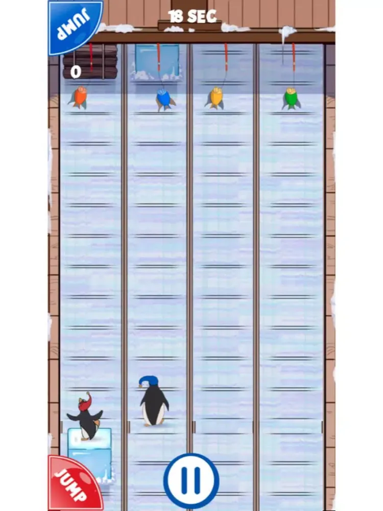 Penguin race-a has a flying dream Penguin iPad  Screenshots