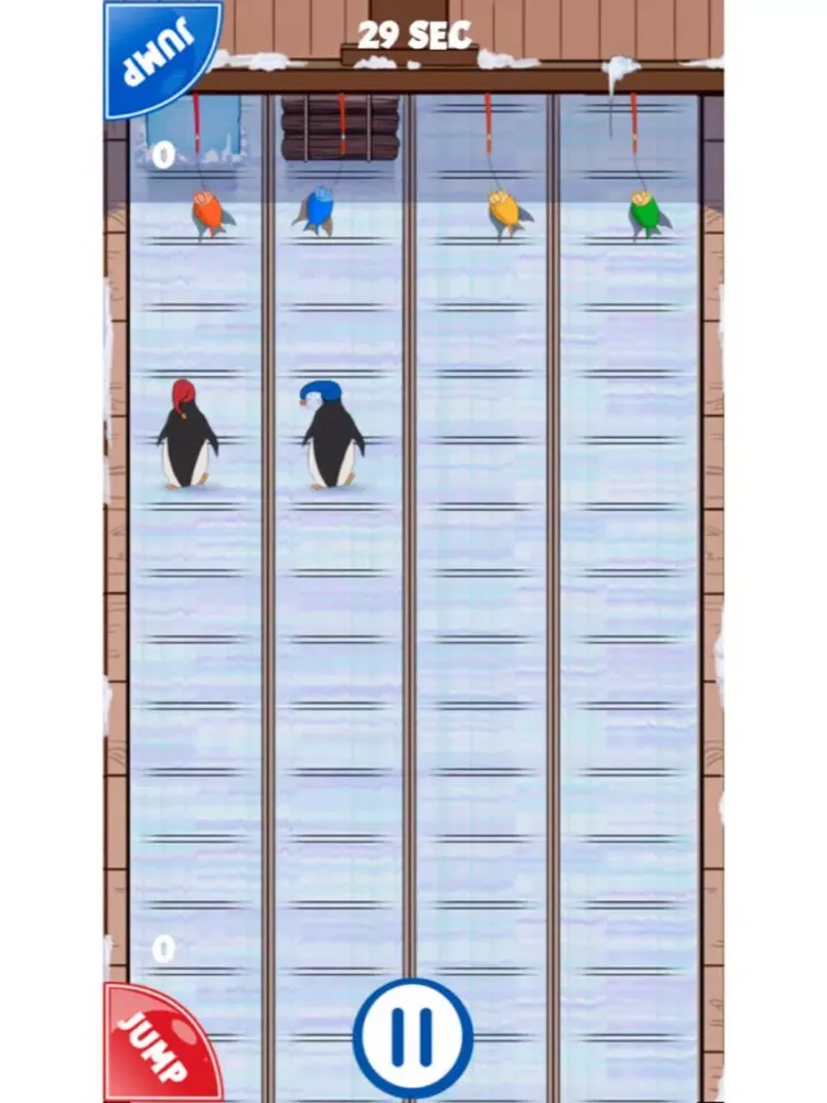 Penguin race-a has a flying dream Penguin iPad  Screenshots