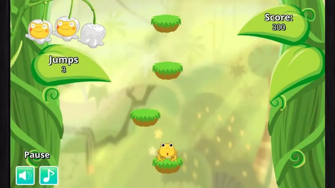 Tangkapan layar Frog jumping frogs-super casual