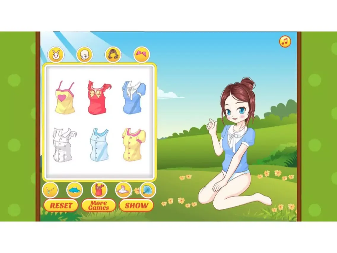 Captures d'écran de Girls mind-controlled new era of cute girls iPad 