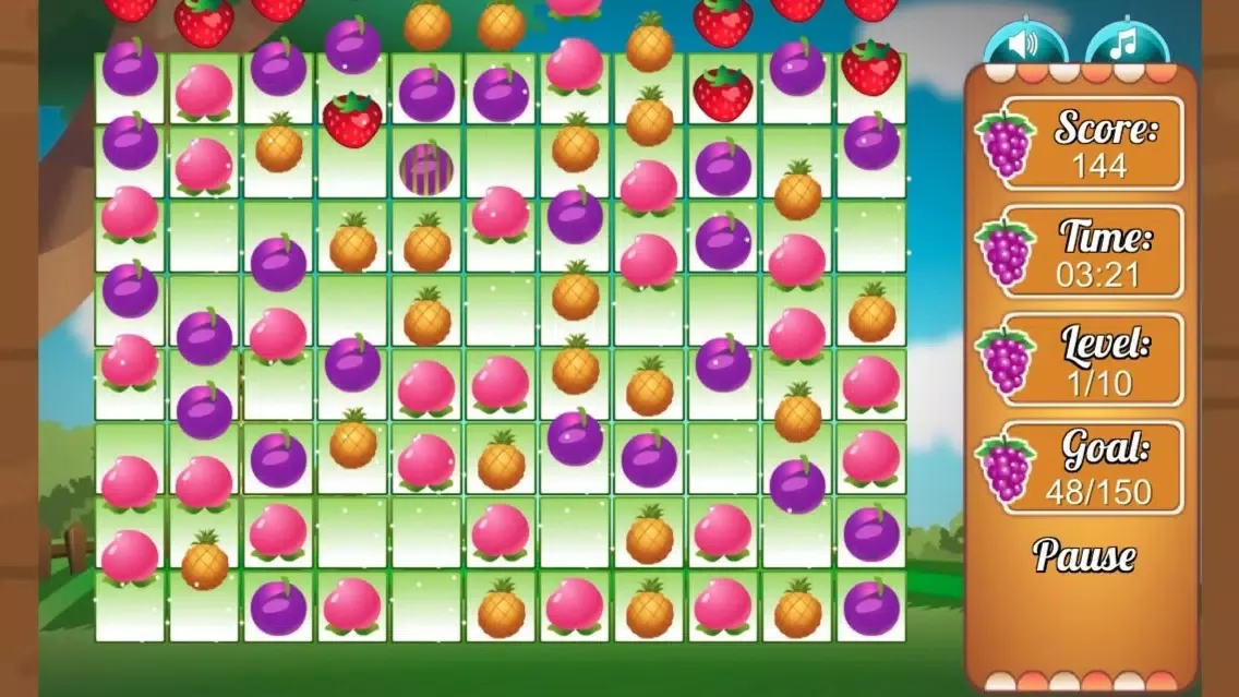 Capturas de pantalla de Fruit-flip game memory brain trainer