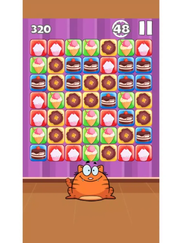 Ảnh chụp màn hình của Greedy cat-cat cute life iPad 