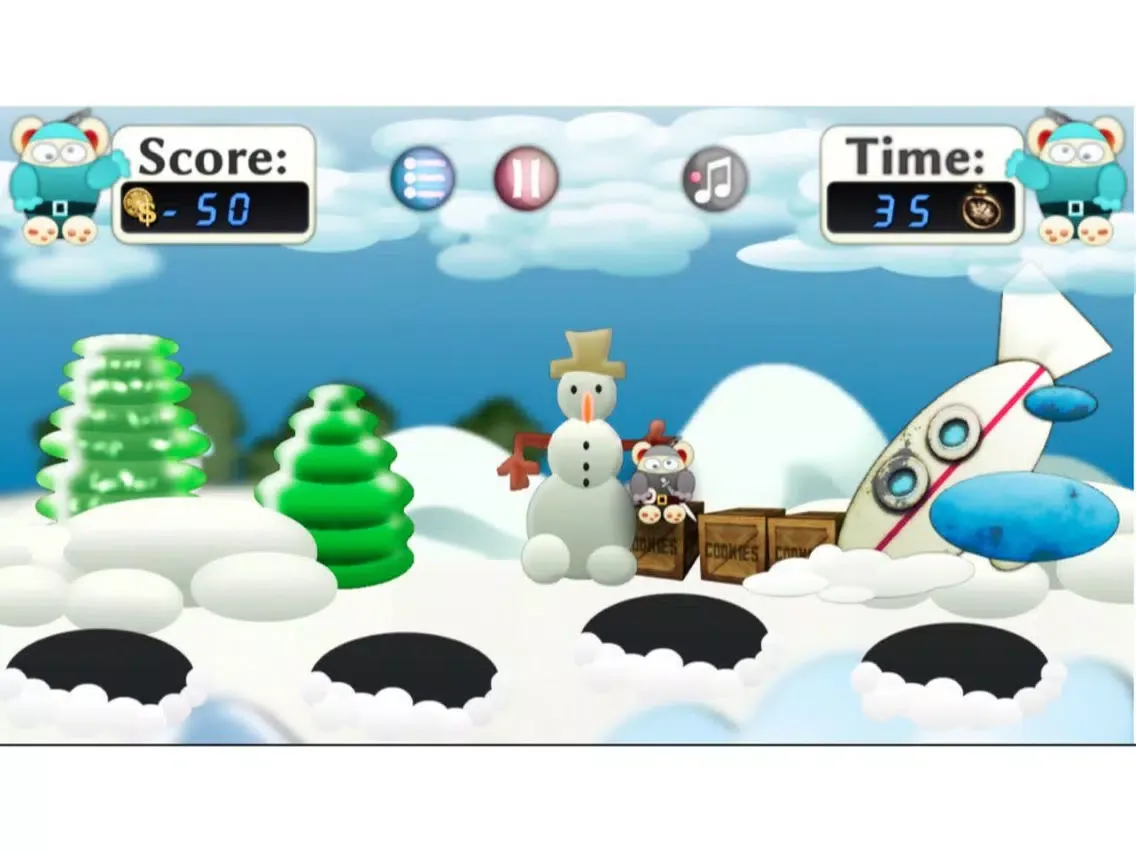 Snow-whack-whack game to play-the best iPad  سکرین شاٹس