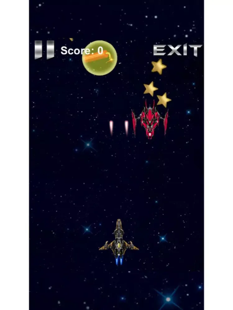 ภาพหน้าจอของ Galactic war fleet iPad 