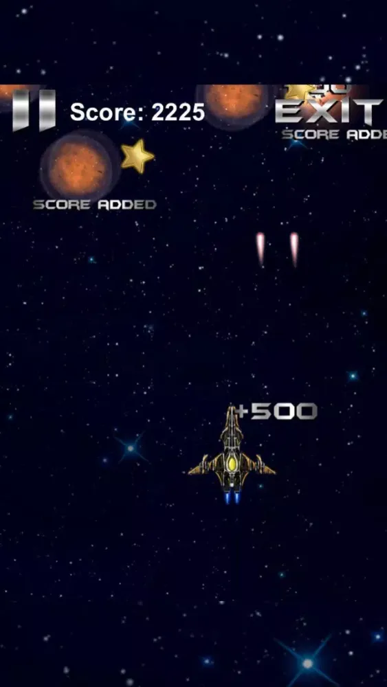 ภาพหน้าจอของ Galactic war fleet