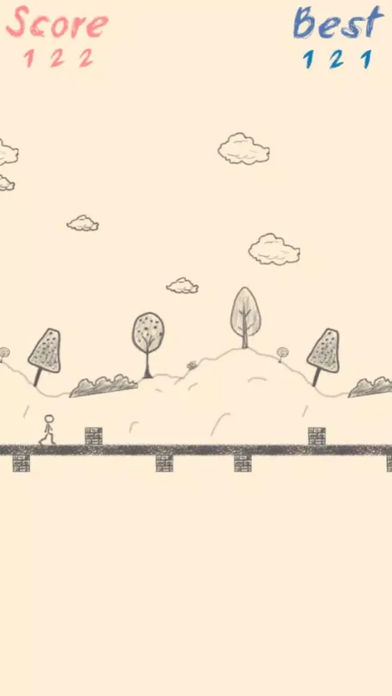 Tangkapan layar Keep on running – running on the road