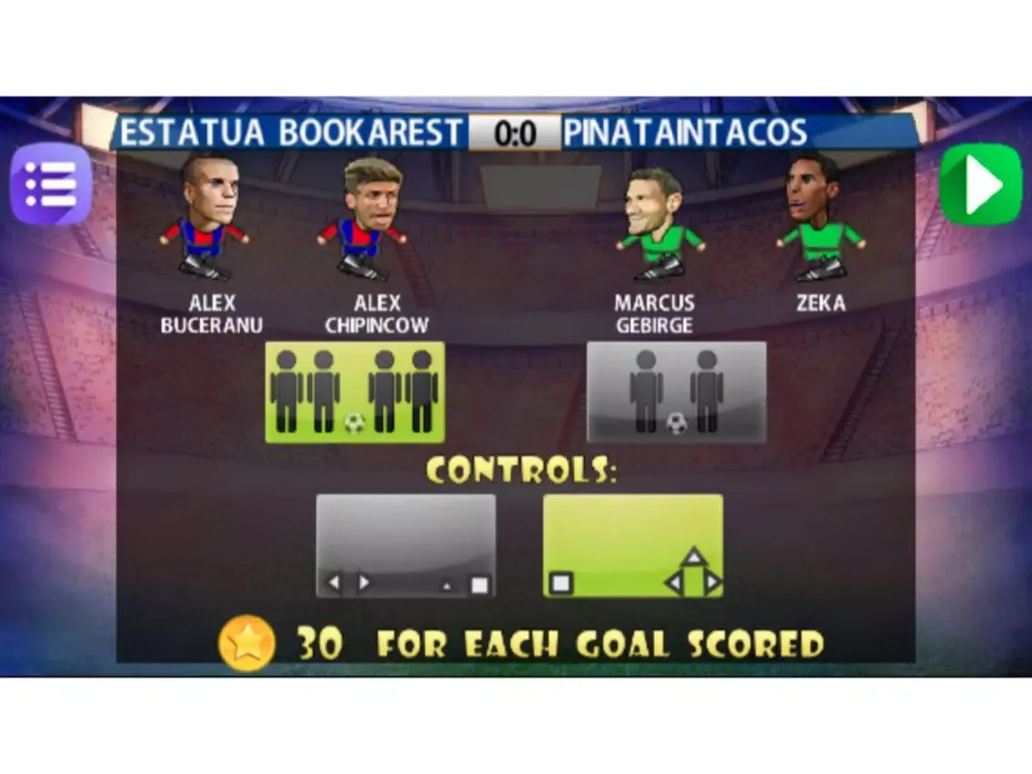 Zrzuty ekranu Football game-the competition iPad 