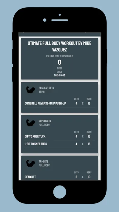 Dumbbell - Workout Log應用截圖