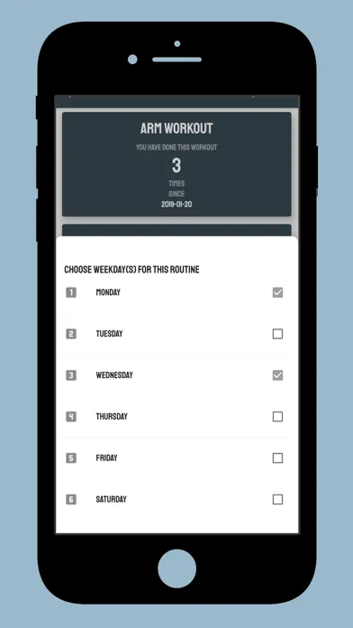 Dumbbell - Workout Log應用截圖