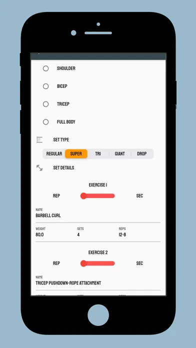 Dumbbell - Workout Log應用截圖