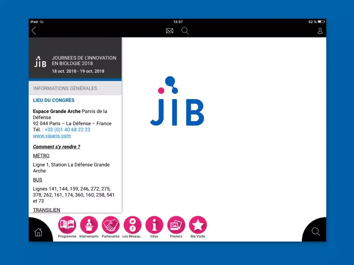 Скриншоты JIB 2019 iPad 