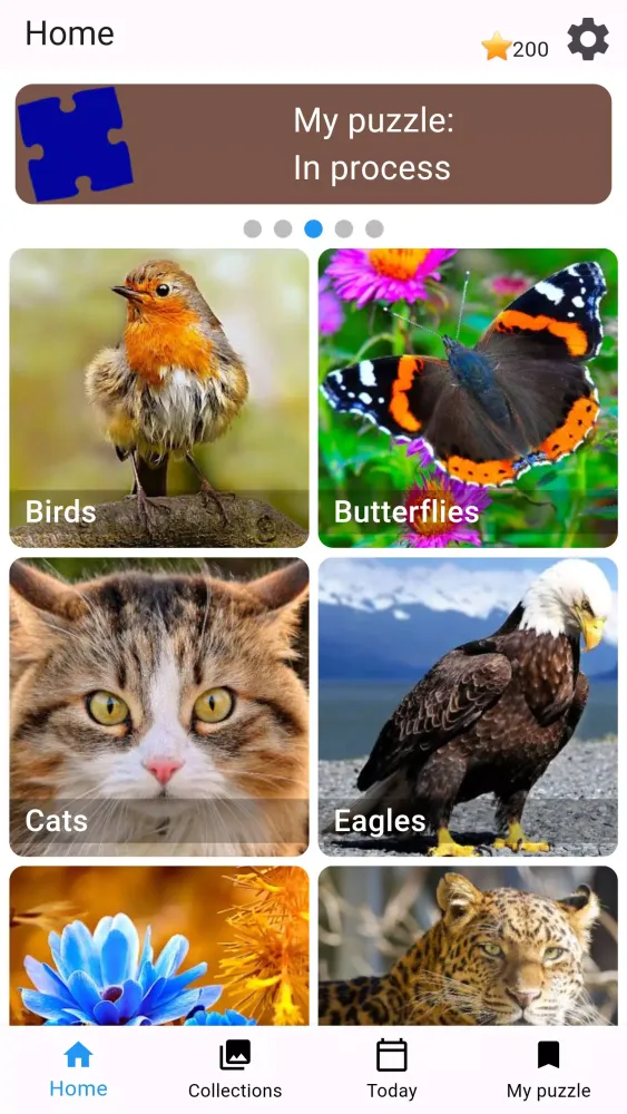 ภาพหน้าจอของ Jigsaw Puzzles Collections