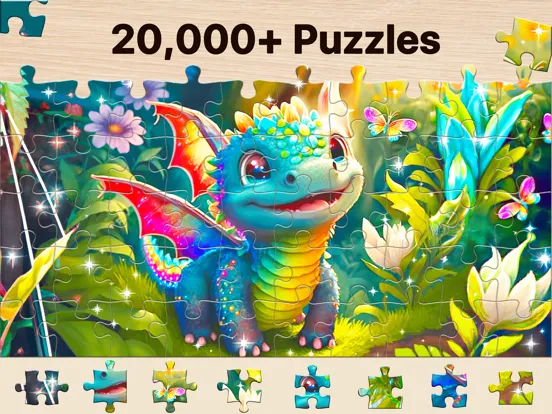 ภาพหน้าจอของ Jigsaw Puzzles:Coloring Puzzle iPad 