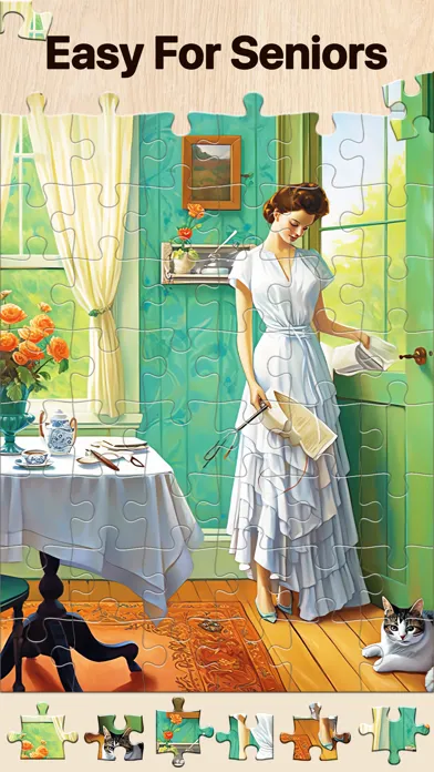 ภาพหน้าจอของ Jigsaw Puzzles:Coloring Puzzle