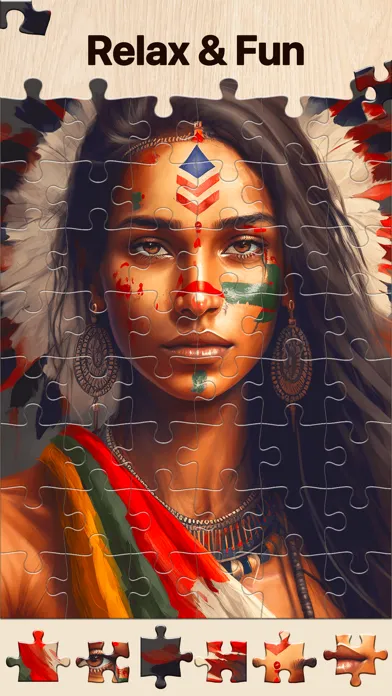 ภาพหน้าจอของ Jigsaw Puzzles:Coloring Puzzle