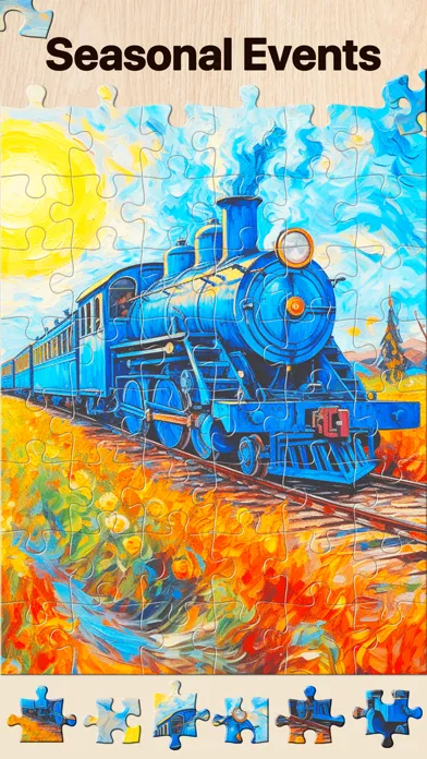 ภาพหน้าจอของ Jigsaw Puzzles:Coloring Puzzle