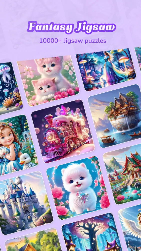 Ảnh chụp màn hình của Fantasy Jigsaw - HD Puzzle