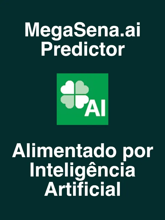 Ảnh chụp màn hình của MegaSena.ai Número Predictor iPad 