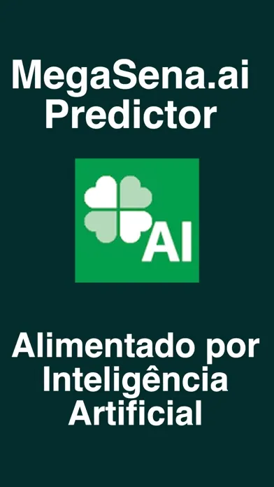 Ảnh chụp màn hình của MegaSena.ai Número Predictor