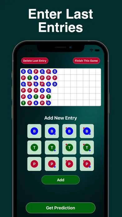 ภาพหน้าจอของ Baccarat.ai Predictor