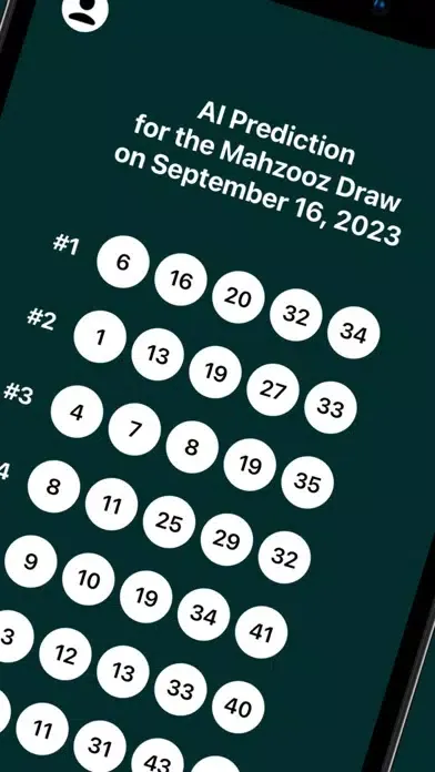 Mahzooz.ai Number Prediction 스크린샷