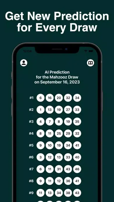 Mahzooz.ai Number Prediction 스크린샷