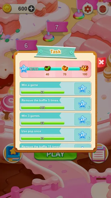 Capturas de tela do Candy sort game-Bolts Puzzle