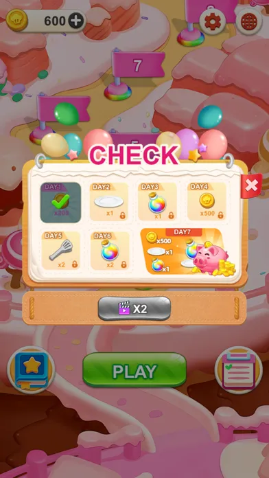 Capturas de tela do Candy sort game-Bolts Puzzle