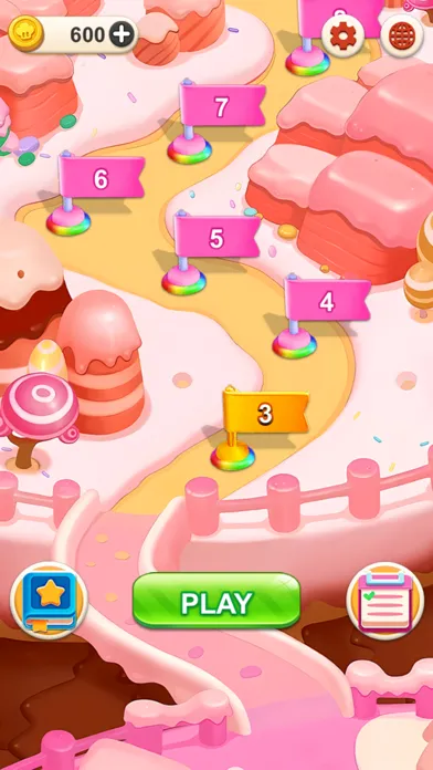 Capturas de tela do Candy sort game-Bolts Puzzle