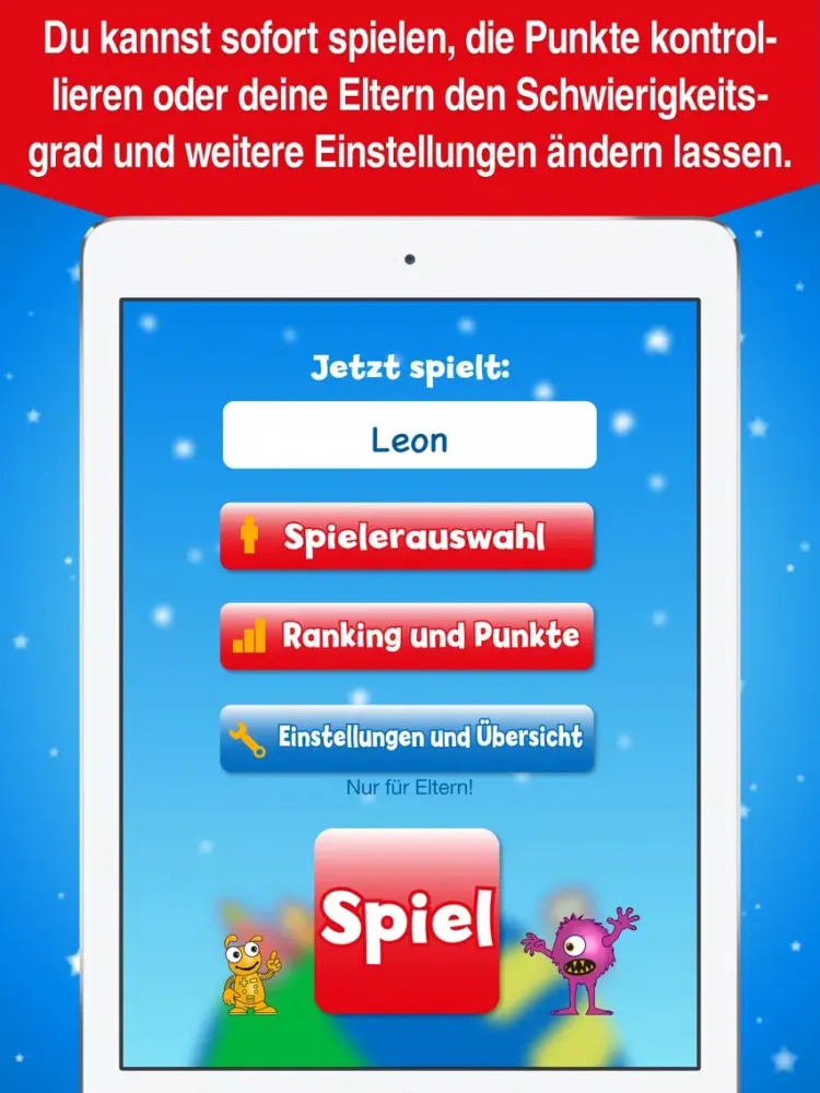 Capturas de pantalla de Mathespaß für kluge Kinder - Addition, Subtraktion, Multiplikation und Division! Das ist Mathematis EXTRA! iPad 