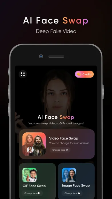 Capturas de pantalla de AI Face Swap Deep Fake Video