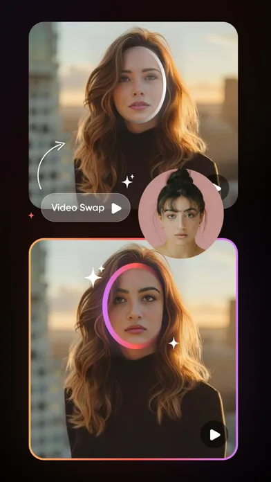 Capturas de pantalla de AI Face Swap Deep Fake Video
