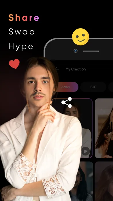 Capturas de pantalla de AI Face Swap Deep Fake Video
